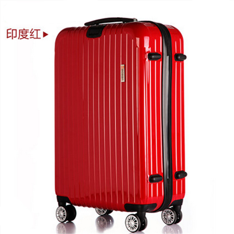 ILELIN夏季新款防爆防盜拉鏈拉桿箱正品男女pc旅行箱登機(jī)行李箱子萬向輪托運(yùn)商務(wù) 天藍(lán)色 24寸