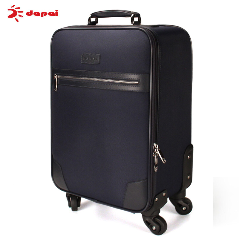 達派dapai 拉桿箱登機箱行李密碼箱新款商務旅行箱 深藍色 22